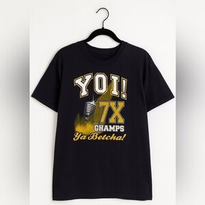Pittsburgh Steelers Men’s XL Gildan “7 Times Champs” Black T-shirt #NFLFootball